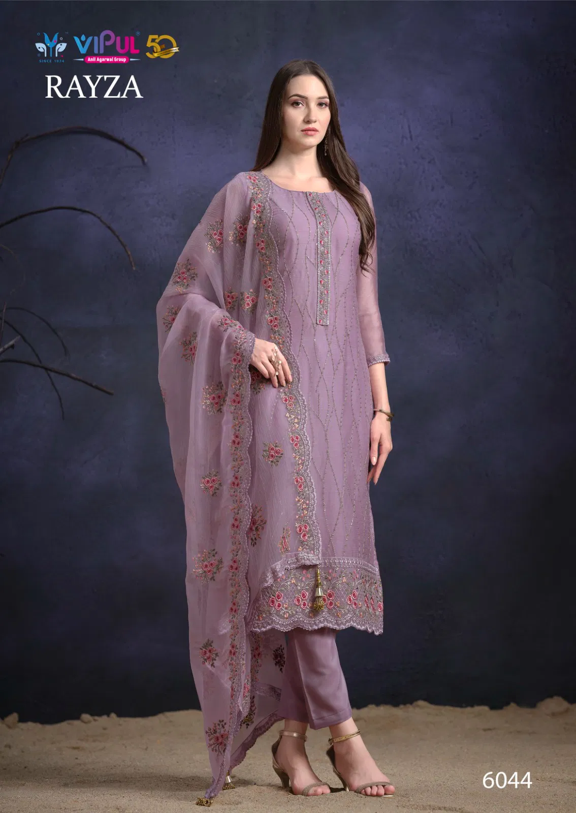 Rayza By Vipul Organza Chiffon Designer Salwar Kameez Wholesale Price In Surat